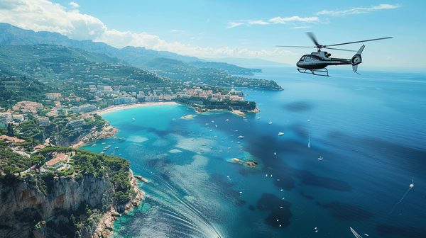 Vol en hélicoptère de Nice à Monaco : une expérience à vivre en famille ou avec des amis